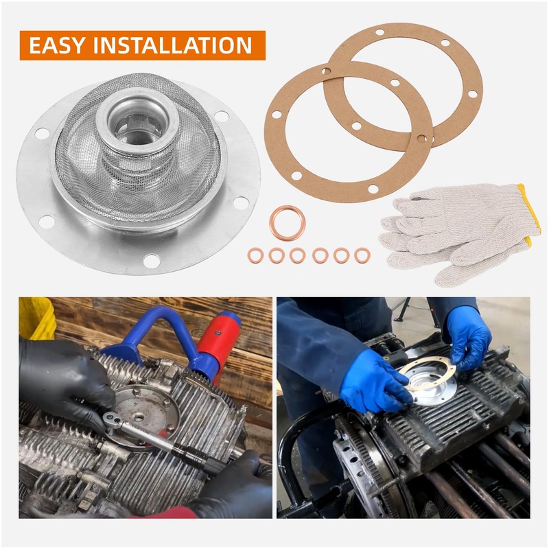 Oil Screen Kit 00-9924-0 1500-1600cc Compatible With VW Type 1