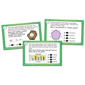 Teacher Created Resources Power Pen Learning Cards: Solving Word Problems Grade 3 (6998)