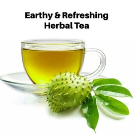 50 Premium Soursop Graviola Leaves Tea Bags – 100% Natural and Pure from Premium Dried Soursop Leaves, Hojas De Guanabana Herbal Tea, Non-GMO, Caffeine-Free