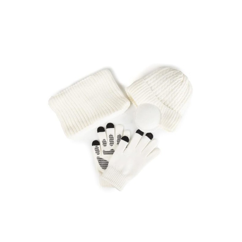 Vettres Winter Hat Scarf Gloves Set for Women Warm Knit
