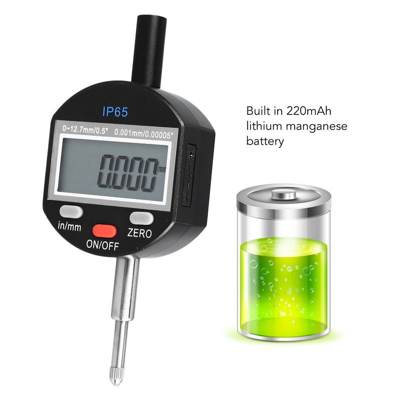 Digital Indicator Electronic Dial Gauge High Accuracy Measuring Tool IP65