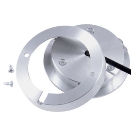 5X ABI 3W LED Puck Light for Under Cabinet, Bookshelf, and Showcase Lighting, 240lm, Warm White 2800K, 25W Halogen Equivalent