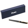 Pentel Sterling Fountain Pen Obsidian Barrel with Gift Box, Black