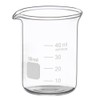 Glass Measuring Low Form Beaker Set 50ml 100ml 250ml Borosilicate