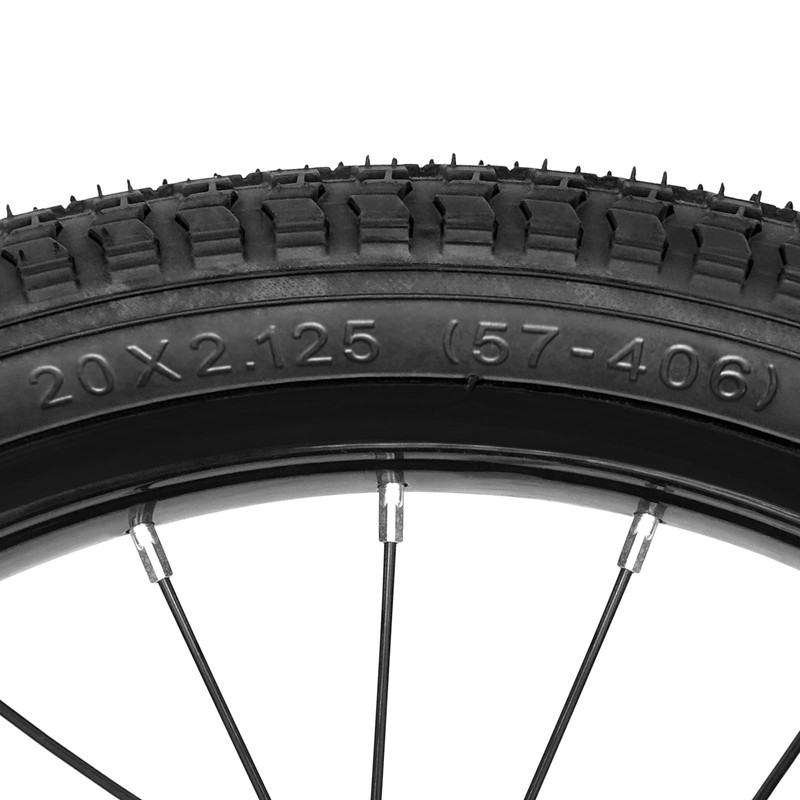 Exceedhub 20 Inch Kids Bike Front Wheels Replacement with Solid