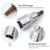 Juttzzei 2PCS Torx Bit Socket Set, 1/2" Drive T40 Torx