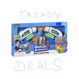 Zuru Bunch O Balloons Water Blaster-Fast Fill Medium 2PK With 6 Neon Splash by ZURU