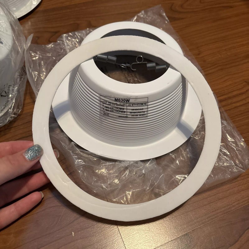 Patriot Lighting® 6" Baffle Trim White M630W Brand New