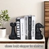 Carchistan Chess Bookends Novelty Book Holders, Decorative Book Ends Modern