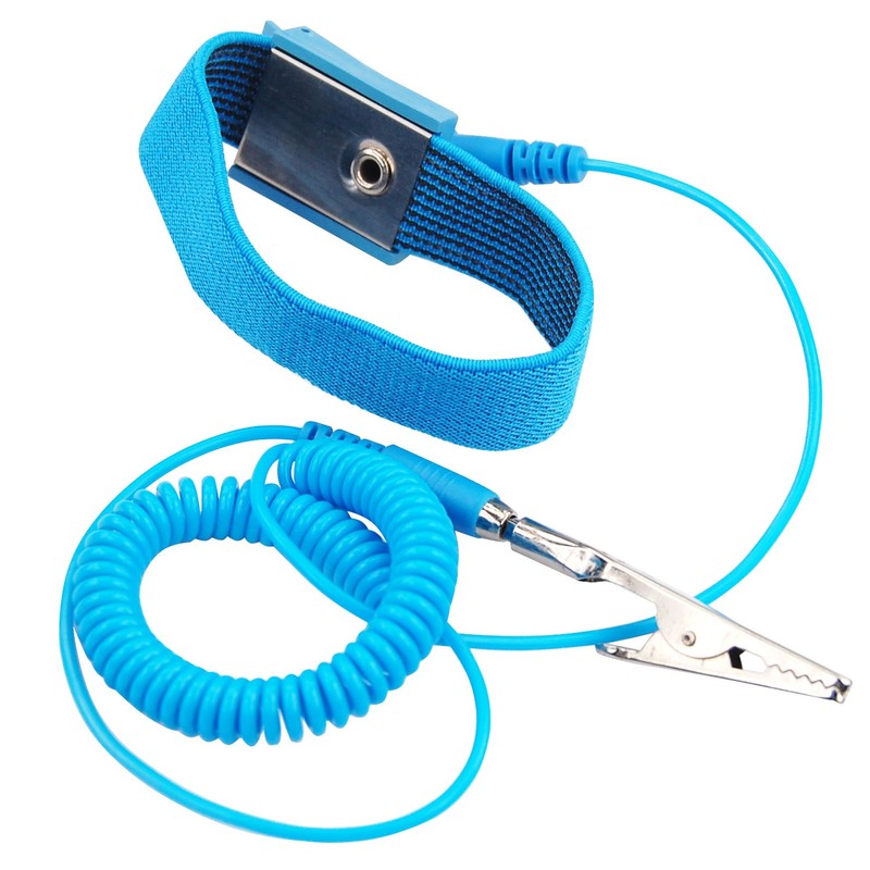 Anti Static Wristband Wrist Strap Band ESD Discharge, With Grounding