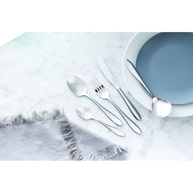 Viners Tabac 18/0 Silver Stainless Steel Dessert Fork