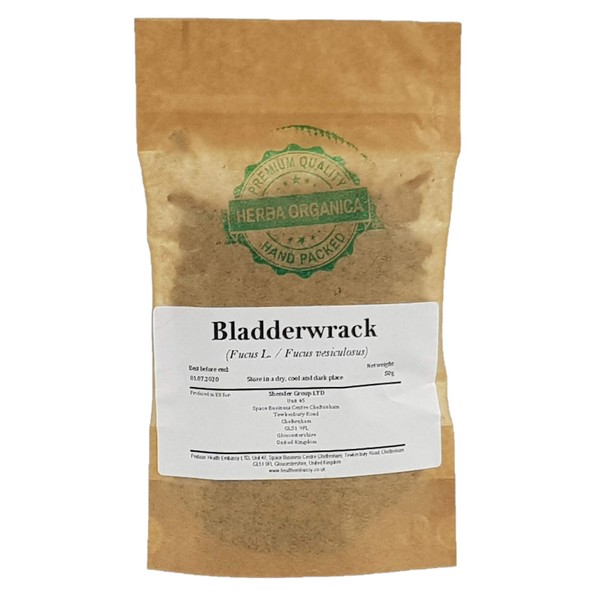 Bladderwrack - Fucus L # Herba Organica # rockweed, bladder fucus, sea oak, black tang, cut weed, rock wrack (50g)