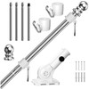 ZHULI 5 FT Flag Pole for Outside House, Flag Pole