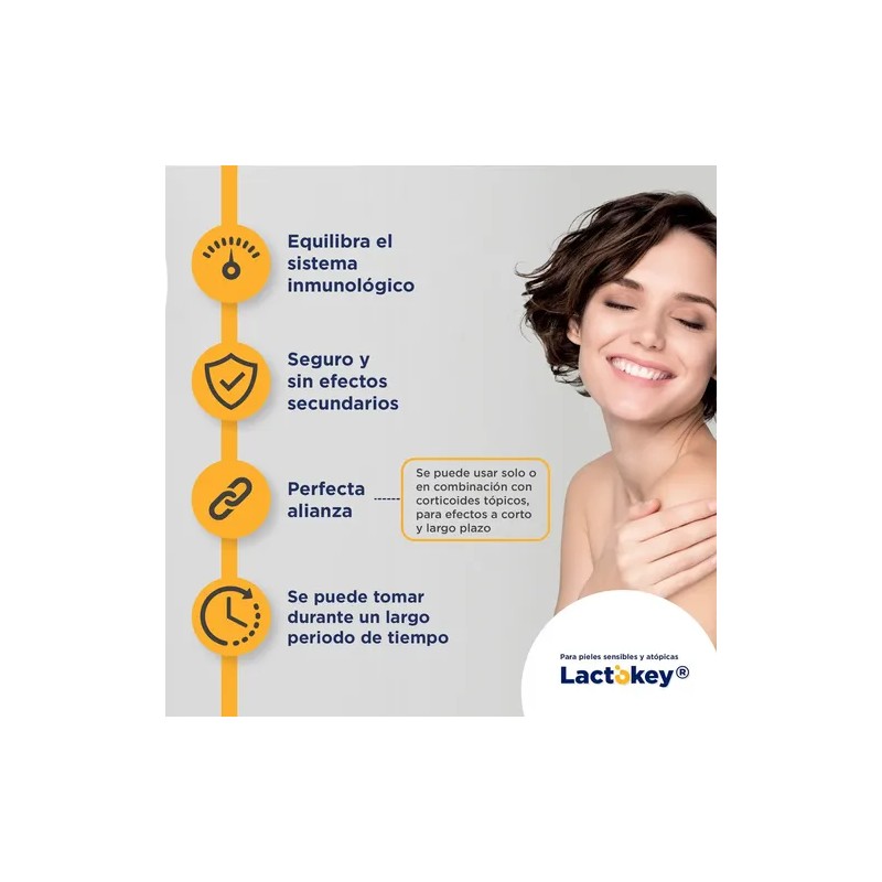 Lactokey Suplemento Zinc Y Probióticos Caja 30 Sobres De 2g