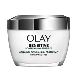 Crema Hidratante Olay para Piel Sensible, Calma y Reduce el Enrojecimiento 48g