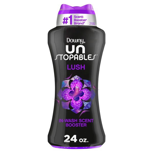 Downy Downy Unstopables In-Wash Laundry Scent Booster Beads, Lush, 24