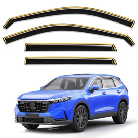 Breejoy in-Channel Window Rain Guards Fit for Honda CR-V CRV 2023 2024 2025 2026, Extra Durable Rain Guards Visors Vent Visors Window Deflector Vent Shades Car Accessories -4 pcs
