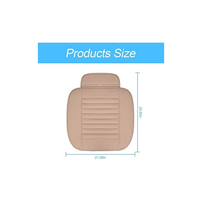 Funda Universal para Asiento de Coche, de Piel, Antideslizante, Suave,