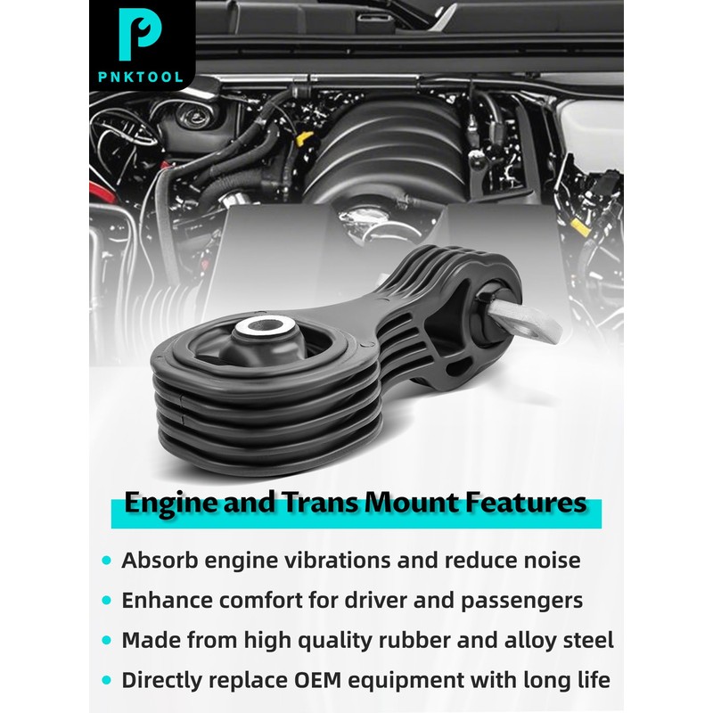 Engine Motor Mount Rear Lower and Transmission Torque Strut Mount