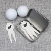 Azeeda 'Airplane Take Off' Golf Divot Tool/Repair Fork Gift Set