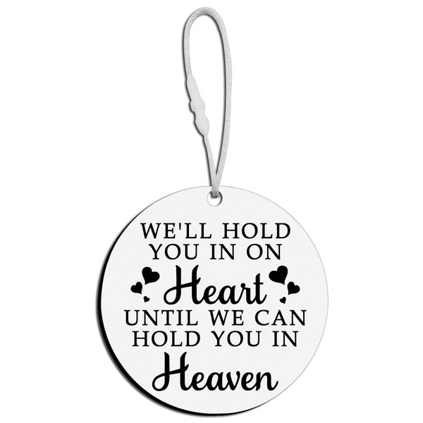 Iweca Christmas Ornament Gift, We Will Hold You in Our