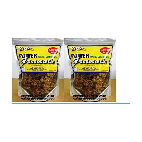 St Amour Basic Power Granola Original - 2 pack - Sugar Free-Gluten Free-Vegan