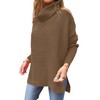 vbcdwa Womens Knitwear Turtleneck Batwing Jumper Pullover Casual Long Sleeve