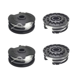ERHUO 4 pieces replacement thread spools, grass trimmer thread for Lidl Parkside cordless grass trimmer PRTA 20-Li A1, B2, C3; PRT 550 A1, A3; PRT 300 A1