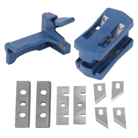 Kadimendium Edge Banding Trimmer Professional Steel Blades Manual Edge Cutter Set Woodworking Veneer Trimmer