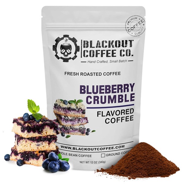 Blackout Coffee Blueberry Crumble Flavored Medium Roast - Freshly Roasted