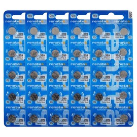 Renata 399 SR927W Batteries - 1.55V Silver Oxide 399 Watch Battery (50 Count)