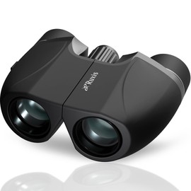 Ruxis Binoculars Developed by Ophthalmologist x Engineers, For Live Use, 10x Opera Glass, For Concerts, Sports, Ultra-Lightweight, 4.9 oz (140 g), Japanese Brand, Black