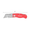 Sheffield 12614 Red Folding Utility Knife, Stocking Stuffers, Gifts for