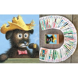 Kids Story Playing Cards (Poker Deck 54 Cards All Different) Vintage Retro Children Book Illustration by Garth Williams