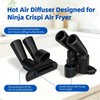 2Pack Wind Diverter for Ninja Crispi Air Fryer Heat, Dual