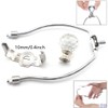 6 Inch Lamp Harp Holder, OZXNO Lamp Shade Horn Frame