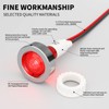 FILN Led Indicator Light 10mm Plastic Signal Light Dash Lights