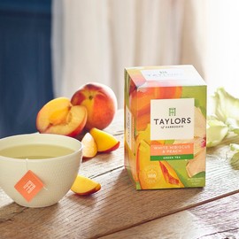 Taylors of Harrogate White Hibiscus & Peach Green Tea, 20 Teabags