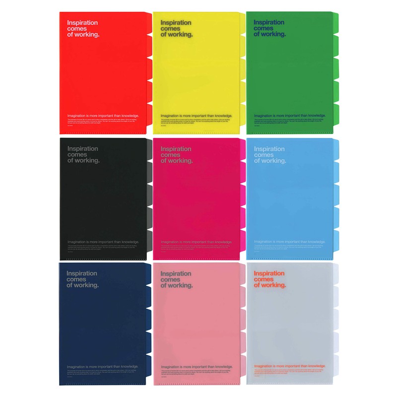 デルフォニックス A4サイズ 5パーツホルダー【ブラック】 500103-105