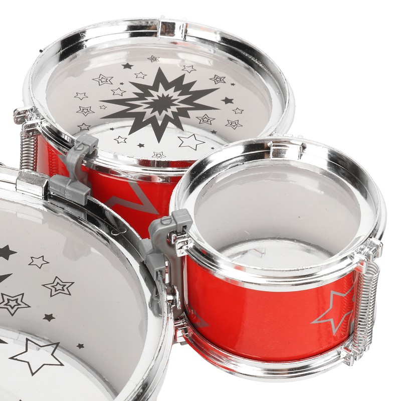 Toddler Jazz Drum Kit Hand Eye Coordination High Safety Sturdy