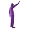 Screen Bodysuit Polyvinyl Chloride Fiber Purple Invisible Photography Chromakey Suit