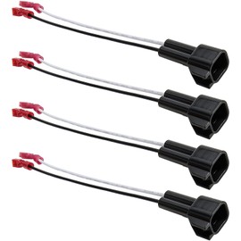 Fiegromech Car Speaker Wiring Harness Adapter Compatible with Ford Escape Expedition Explorer F150 F250 F350 Ranger,Lincoln Navigator,Mercury,Mazda Door Front Rear Speaker Wire Harnesses Kit 4PCS