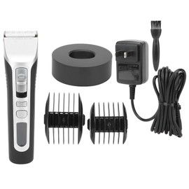 Men Electric Hair Clipper Cutter LCD Display Guide Combs Hair Trimmer  100‑240V