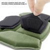 Yzpacc Airsoft Helmet Padding Helmet Pads Set, Second Generation Green