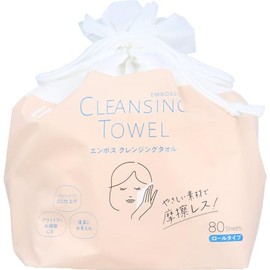 Life Embossing Cleansing Towel, Roll Type, 80 Sheets