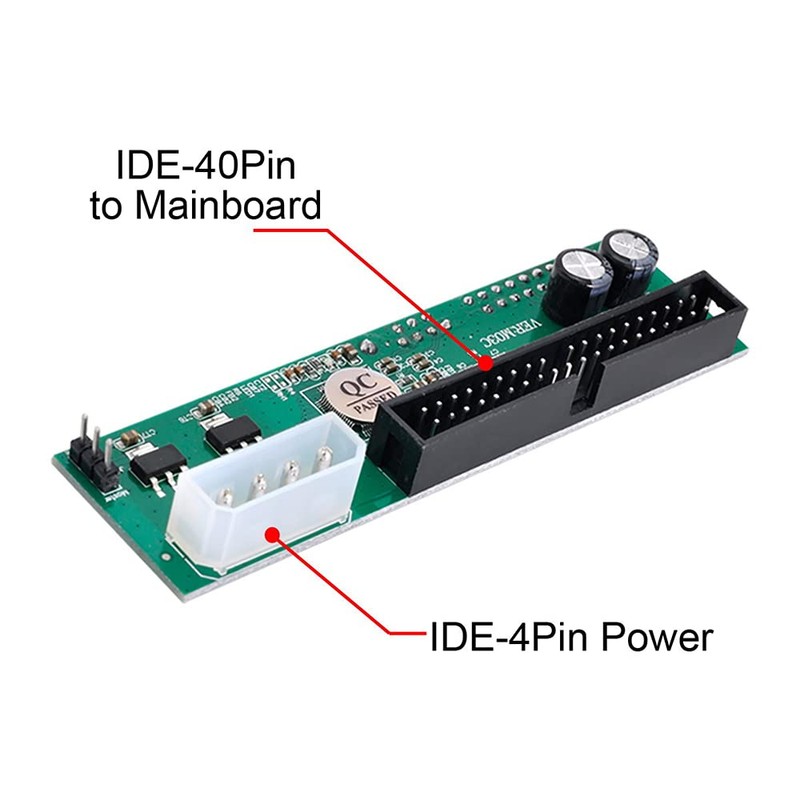 NFHK SATA Disk to IDE/PATA 40Pin Motherboard Converter Adapter PCBA
