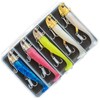 Morisho Jig Head Worm Lure, Luminous Glitter, Fish, Flounder, Sea