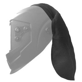 CLPHJJCKX Flame retardant cotton hood with crimp seal, anti-backlight interference, suitable for most welding helmets (Rear extension sleeve)