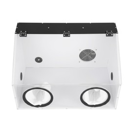 Fully Enclosed Electric Grinding Table Polisher, Dust Box Acrylic Cover, with LED Light and Fan for Polishing Machine