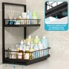 WOWBOX 2 Pack Under Sink Organizer 2 Tier Slide Out